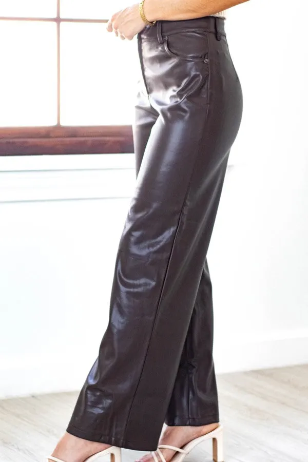 Adler Faux Leather Pant