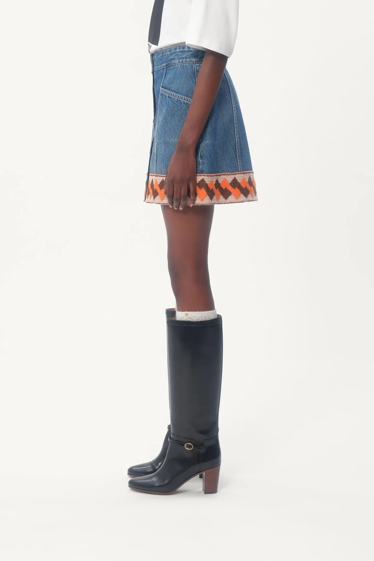 VALENTINO | DENIM SKIRT